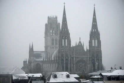 Neige à Rouen mars 2013