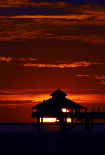 coucher de soleil en Malaisie