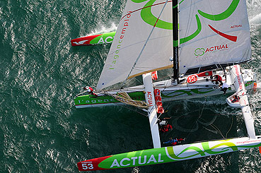 trimaran Actual à Fécamp