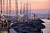 Voiles de Saint Tropez - à quai