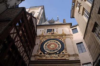 Rouen : le gros horloge