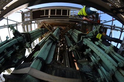 Rouen : Travaux sur la cathédrale