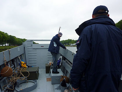 Barge LCVP à Carentan