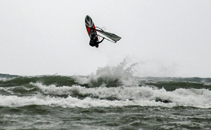 Funboard aux Petites Dalles