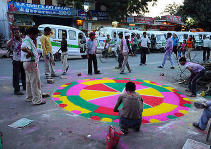 Inde : Fête du Holi 