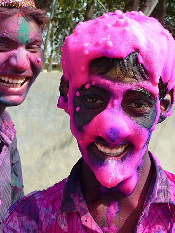 fete des couleurs en Inde : la fête du Holi