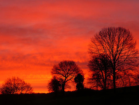 raid normand : paysage