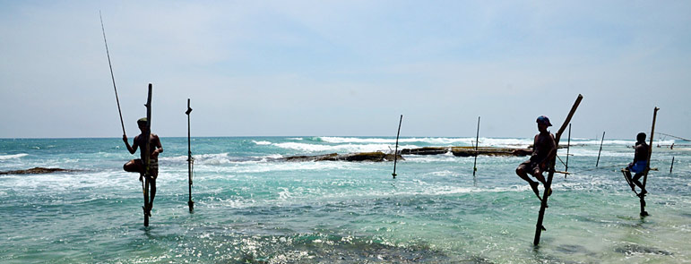 pêcheurs au Sri-Lanka